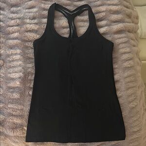 Lululemon Black Racerback Tank Top